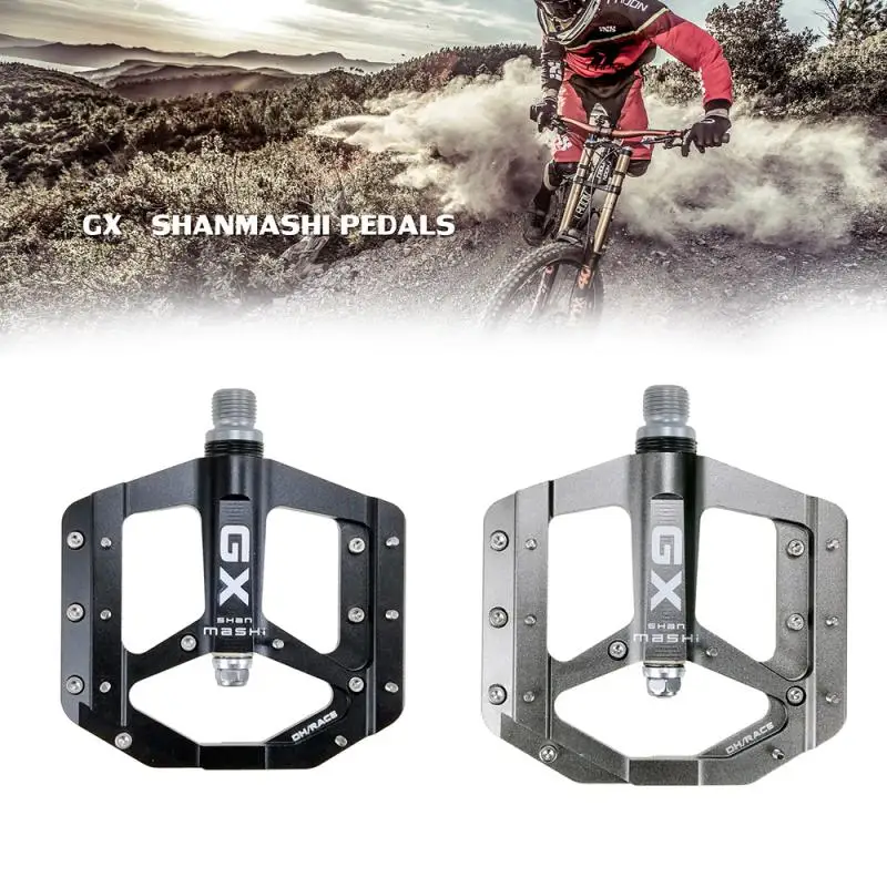 

AUBTEC Bicycle Bearing Flat Pedals MTB Mountain Bike Nylon Pedal Light Weight Nylon Road Bmx Mtb Pedals Flat Platform