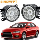 Автомобильный Стайлинг для Защитные чехлы для сидений, сшитые специально для Mitsubishi Lancer Sportback 2009-2016 светодиоды туман светильник H11 H8 12-тивольтная галогенная лампа для задних фар Противотуманные светильник s