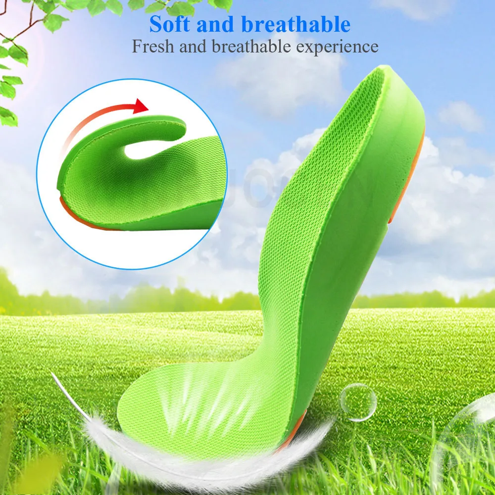 

Children orthotic insole for Flat Feet Arch Support orthopedic shoes sole Insoles for feet Kids O/X Leg Insert Foot Care