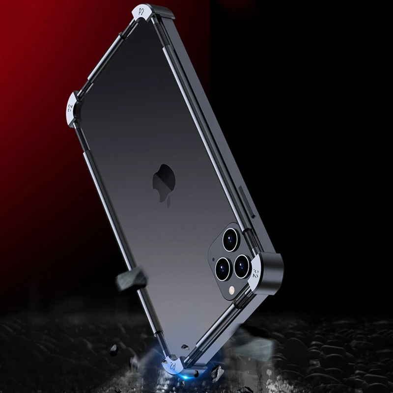 metal bumper shockproof phone cases for xiaomi redmi note 10 case luxury metal frame cover redmi note 9 pro case note 9s coque free global shipping