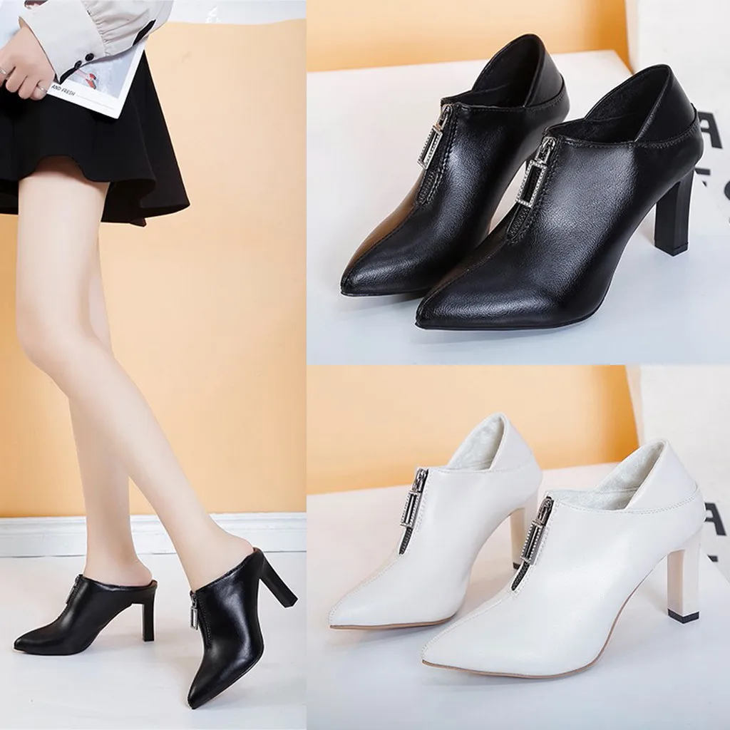 Женские ботильоны зимние ботинки из натуральной кожи коллекция 2020 года женская