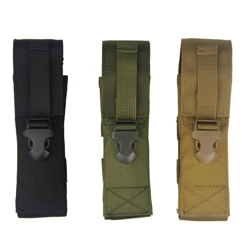 

Riding Flashlight Bag Parts Holder Torch Molle Top Nylon Outdoor Pouch