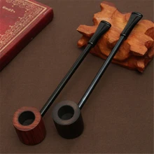 긴 브라이어 파이프 다중 선택 스트레이트 흡연 파이프, 최고의 브라이어 우드 파이프, 3mm 필터, 흡연 파이프 세트