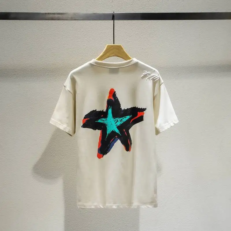 

TRAVIS SCOTT x DOVER T-shirt Star Graffiti hand-painted astrworld tees men women streetwear Hip Hop kanye west ASTROWORLD Tshirt