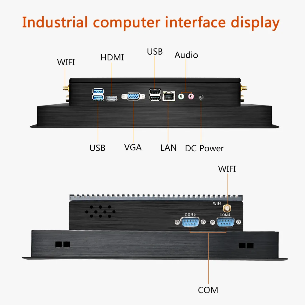

Touch Screen All in One 3558U Processor Industrial Panel PC Fanless Embedded 10 12 15 17 Inch Computer Status Storage