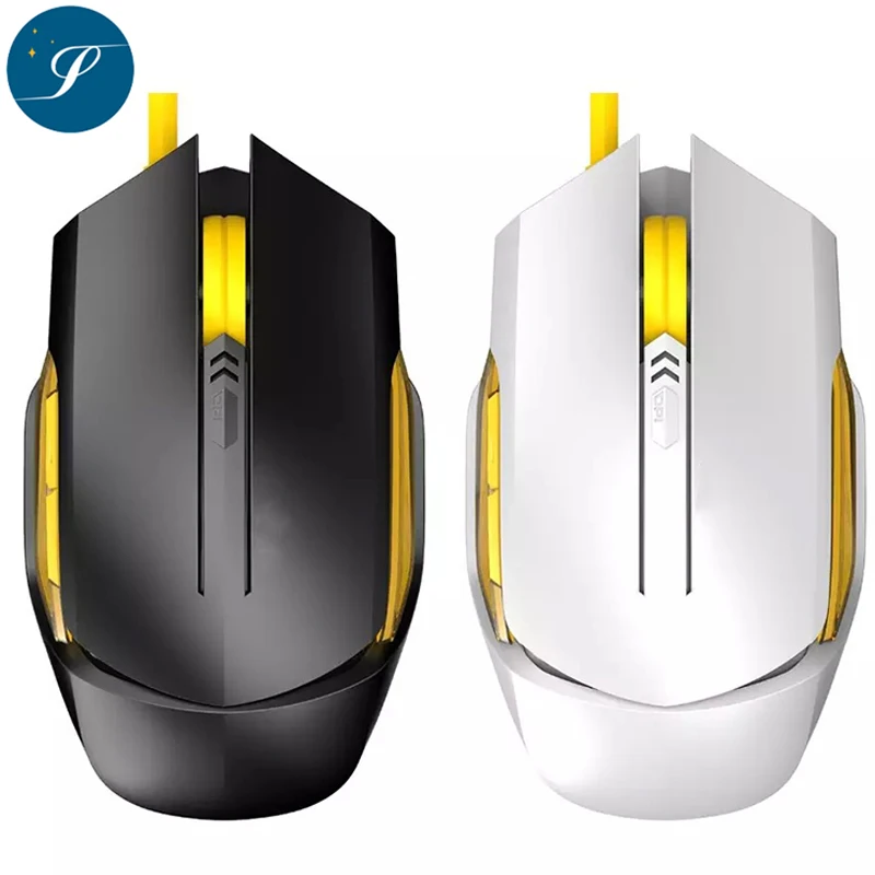 

Optical Gaming Mouse Adjustable 3 Levels 1000/1600/2000dpi LED USB Wired 6 Buttons Gamer Mice Laptop Computer PC CS GO LOL 5.0