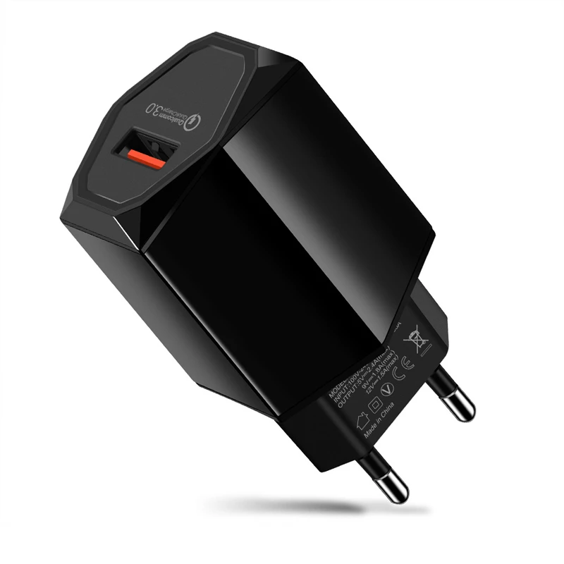Дорожное Сетевое зарядное устройство QC3.0 с USB-адаптером для Xiaomi/Huawei/ZET/Lenovo |