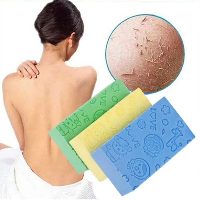 

1 Pcs Child Baby Rubbing Artifact Back Sponge Bath Sponge Baby Adult Bath Rubbing Gray Rubbing Mud Strong Sponge Wipe