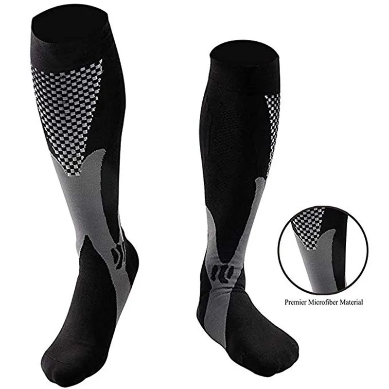 

Compression Socks Football Nylon Medical Nursing Stockings Sports Black Compression Socks For Anti Fatigue Varicose Veins