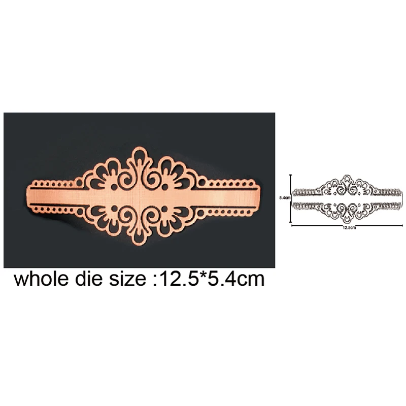 

Lace edge Border Metal Cutting Dies stamp and dies Stencils DIY Scrapbooking dies Photo Card Making Embossing Die Cut Craft dies
