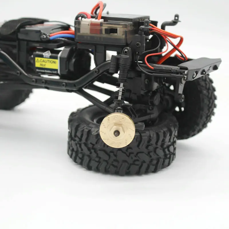 4Pcs Heavy Duty Brass Wheel Hex Adapter Balance Weight for AXIAL SCX24 90081 Upgrades 1/24 RC Crawler Car Parts | Игрушки и хобби