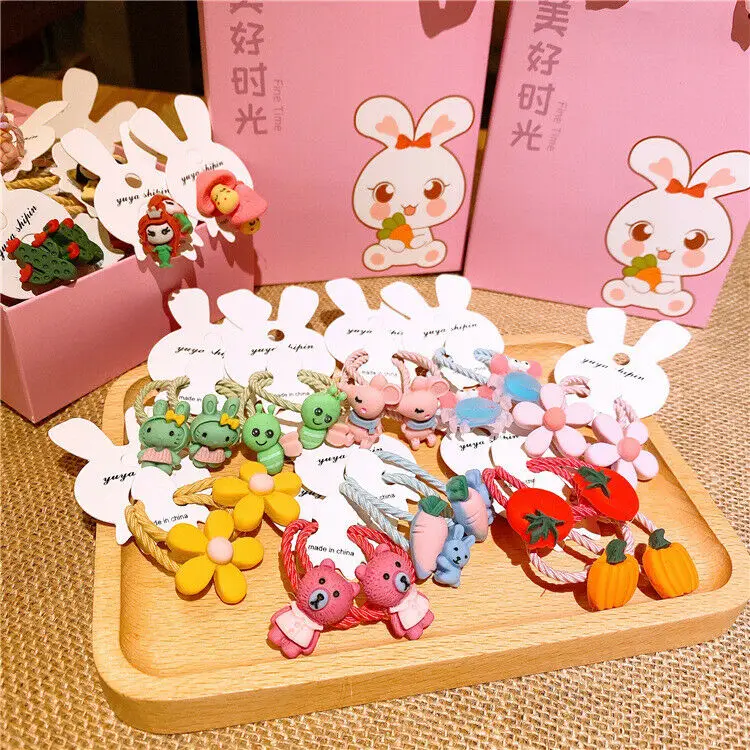 Британское детское кольцо для волос с героями мультфильмов Подарочная коробка