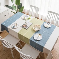 tablecloth cotton and linen tapete rectangular tablecloth for table nappe de table tassel table cover european tablecloth
