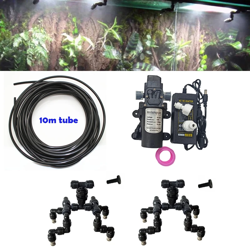 Рептилический распылитель тумана аквариумная система охлаждения для водных