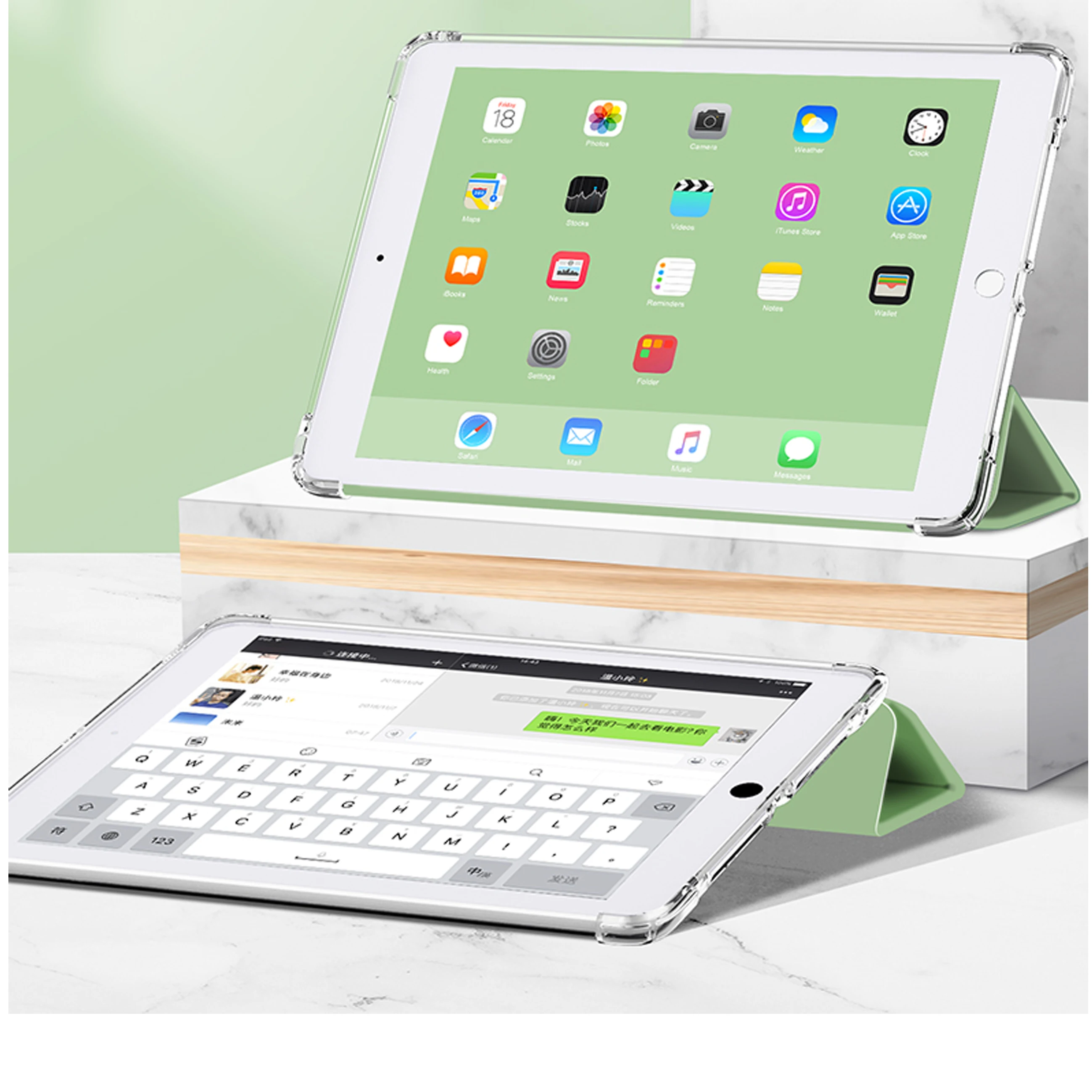 Мягкий защитный чехол для iPad 10 2 7 8 9 2021 2020 Air 4 дюйма 5 6 3 Pro 11 mini | Компьютеры и офис