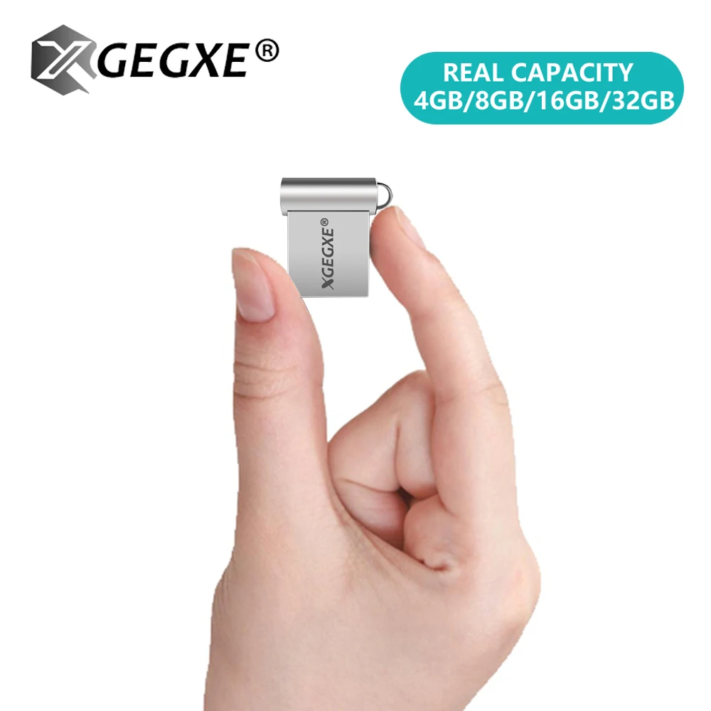 USB флеш накопитель 4 ГБ 8 16 32 USB2.0 Флешка мини металлическая палка для Android