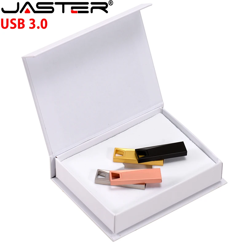 

JASTER Metal Trapezoid hole black colloid cool gift usb 3.0 usb flash drive usb flash computer64GB32GB 16GB 08GB 04GB usb stick