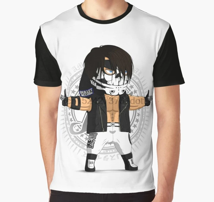 Принт по всему миру 3D футболка Мужская забавная AJ Styles (NJPW) полная печать большой