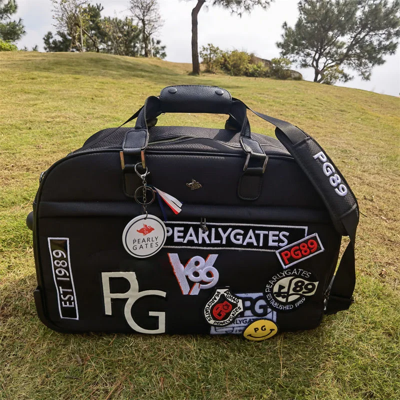 Golf Handbag Pearly Gates Package Boston Travel Bag PG89 Black Blue Color Men Sports Clothing Shoe Suitcase | Спорт и развлечения