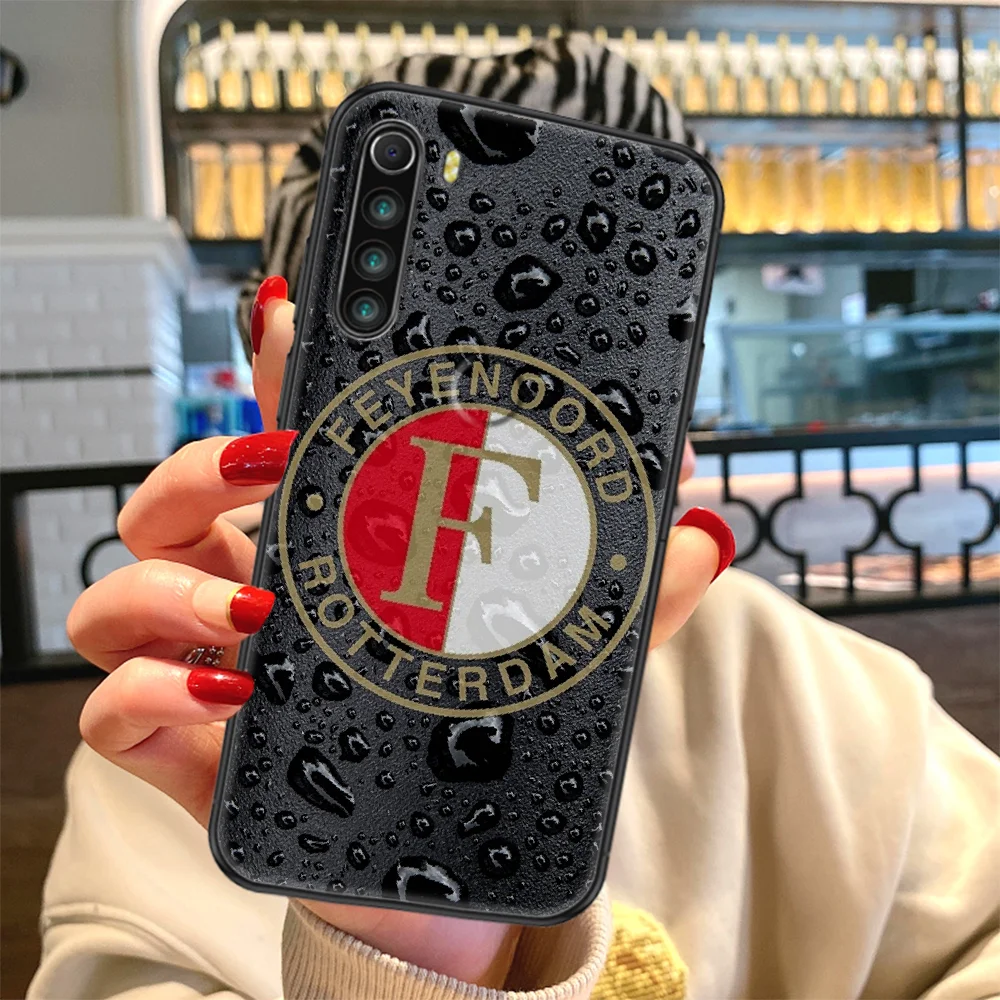 

Feyenoords Soccer Phone case For Xiaomi Redmi Note 7 7A 8 8T 9 9A 9S 10 K30 Pro Ultra black tpu funda luxury Etui silicone back