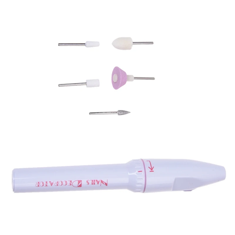 

Электрическая дрель для маникюра и педикюра, 5 насадок