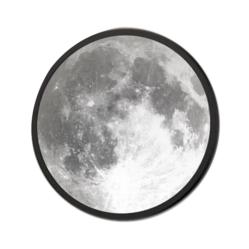 

Moon Mirror Lamp Round Moonlight Wall Decor Bedside Lamp Gift Bedroom Bathroom Home Room Decoration Small Night Light