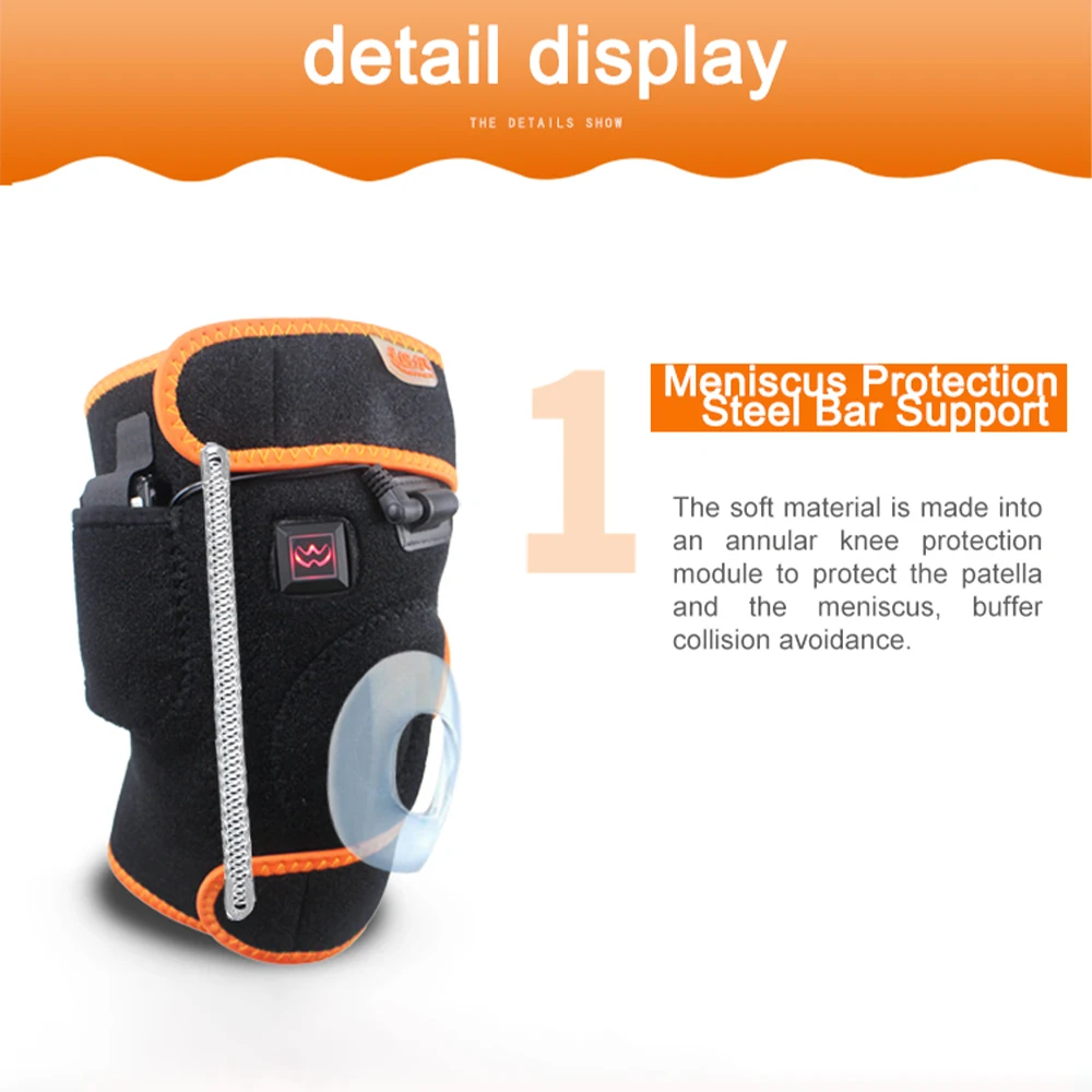 Electric Knee Pads, Joint Support, Thermotherapy, Breathable, Warm Knee Pads, Intelligent Temperature Control For Pain Relief