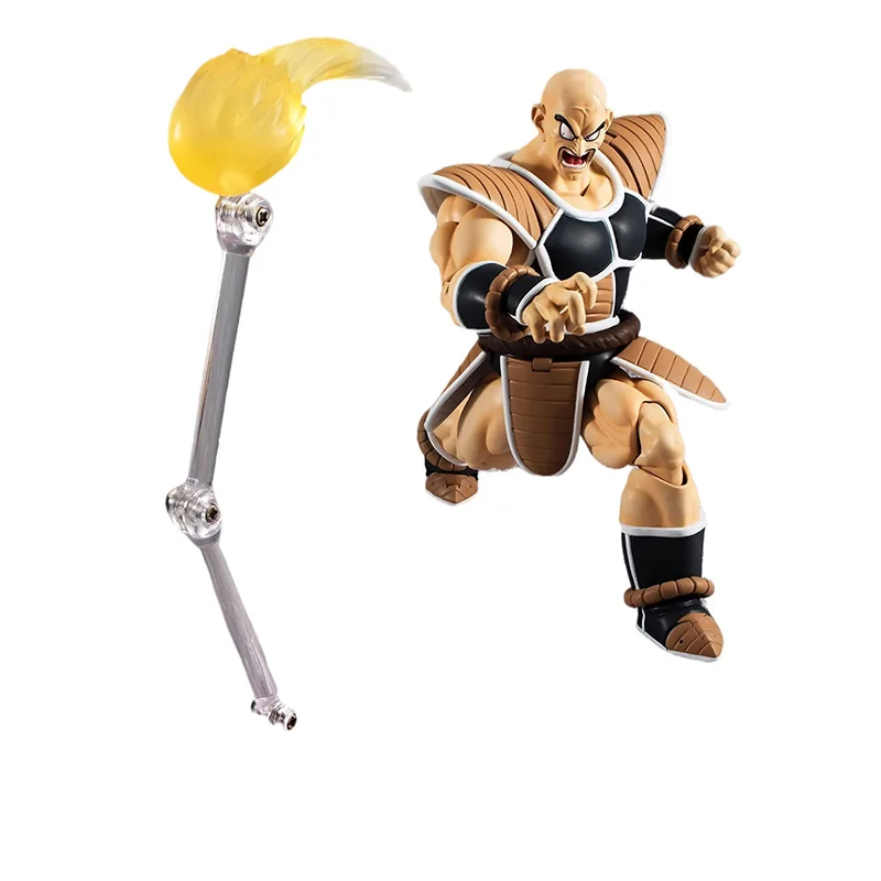 

Original BANDAI SHF Dragon Ball Z 18CM Anime Figure Super Saiyan Nappa PVC Action Figure Collection Model Kids Toys For Boys