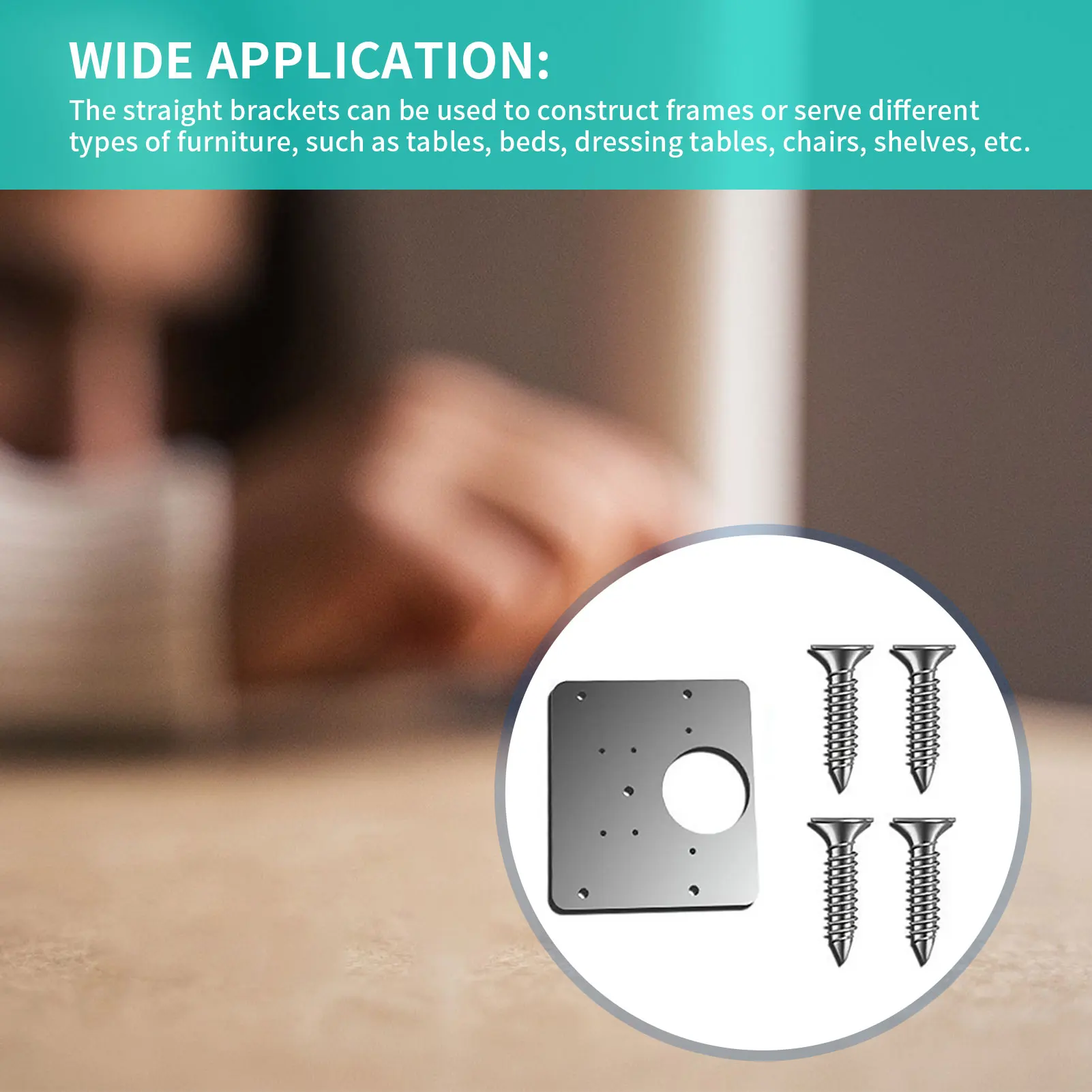 

1pc Hinge Repair Plate Rust Resistant Stainless for Cabinet Furniture Drawer Window Stainless Steel Plate Repair Accessory