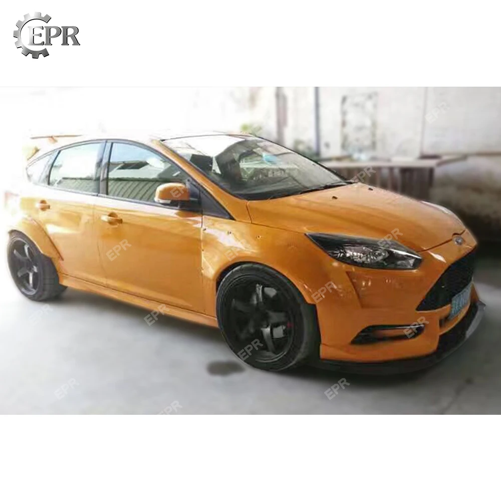 For Ford Focus Mark 3 2011+ 4 Door EPA Wide Body Glass Fiber Front/Rear Fender Trim +40mm | Автомобили и мотоциклы
