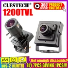 Мини-камера видеонаблюдения Smale1200TVL, HD, металлическая, с микроскопом, с кронштейном, 11,11