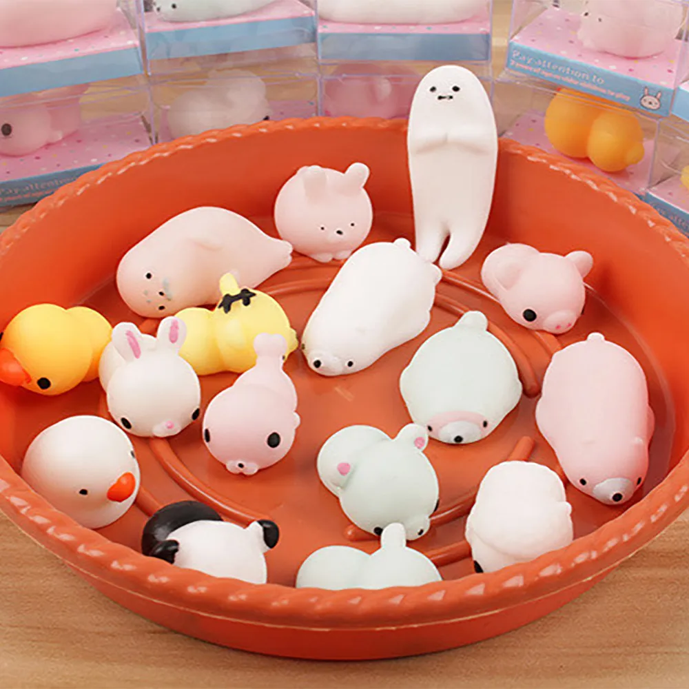 

Cute Mochi Cat Squeeze Healing Fun Kids Kawaii Toy Stress Relief toy kawaii Decoration Creative pinching toys