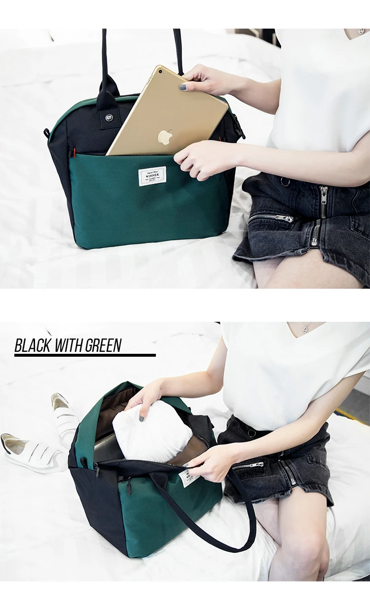 High Quality Fashion Female Travel Hangbag Duffel Bag Colorful Casual Small Traveling Bag Short Distance Travel Tote For Women