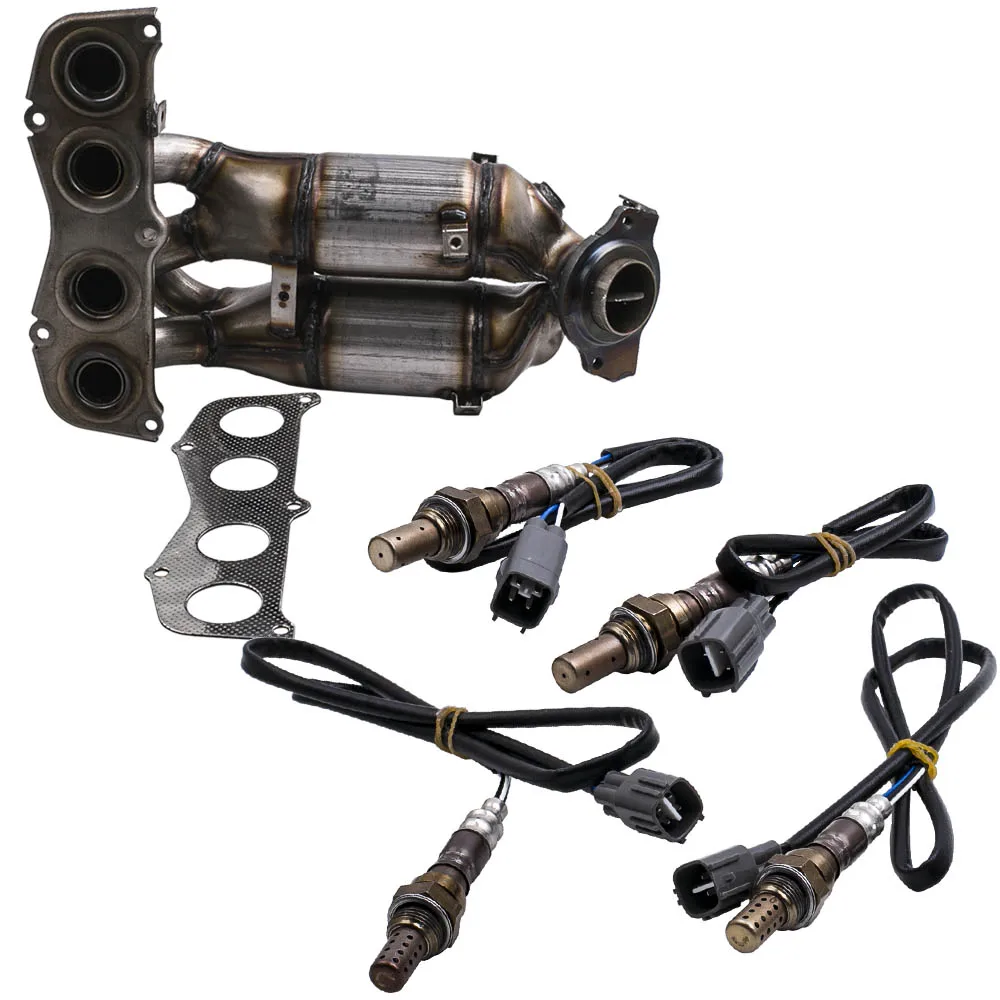 Exhaust Manifold Catalytic Converter + Air Fuel Ratio Oxygen Sensor for Toyota RAV4 2.0L I4 2001 2002 Rav4 89467-42020 | Автомобили и