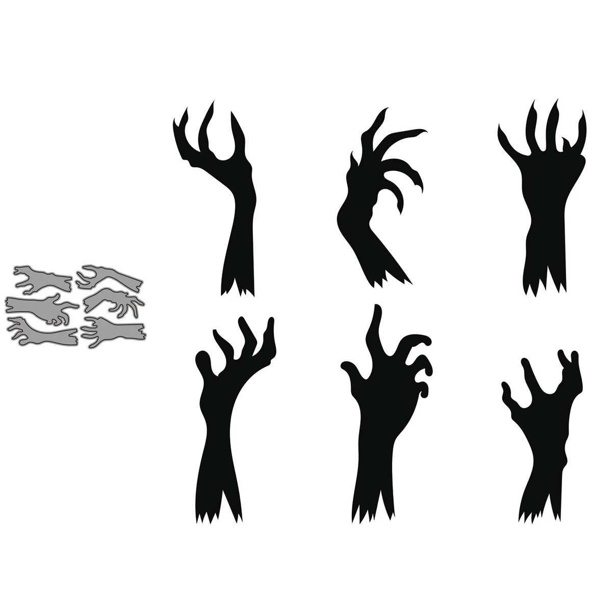 

Hand Zombies Crawling Out Of The Ground Craft Paper Dies Cut For Card Making Diy Scrapbooking Dies Metal 2021 Embossing New