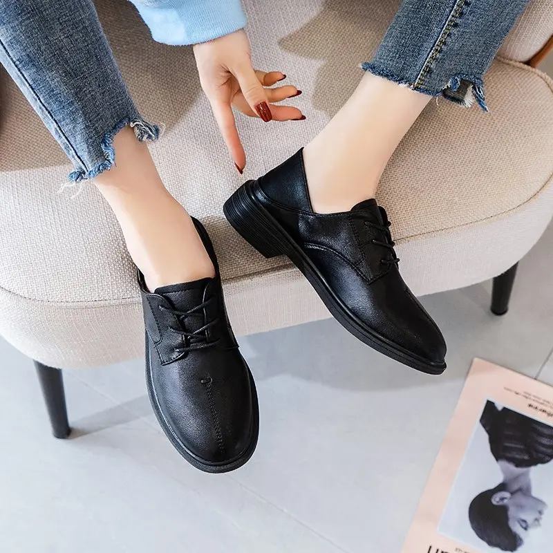 

2021 New listing Small shoes female Concise Wild Female Single Shoes luxury shoes women designers casual shoes women W35-3