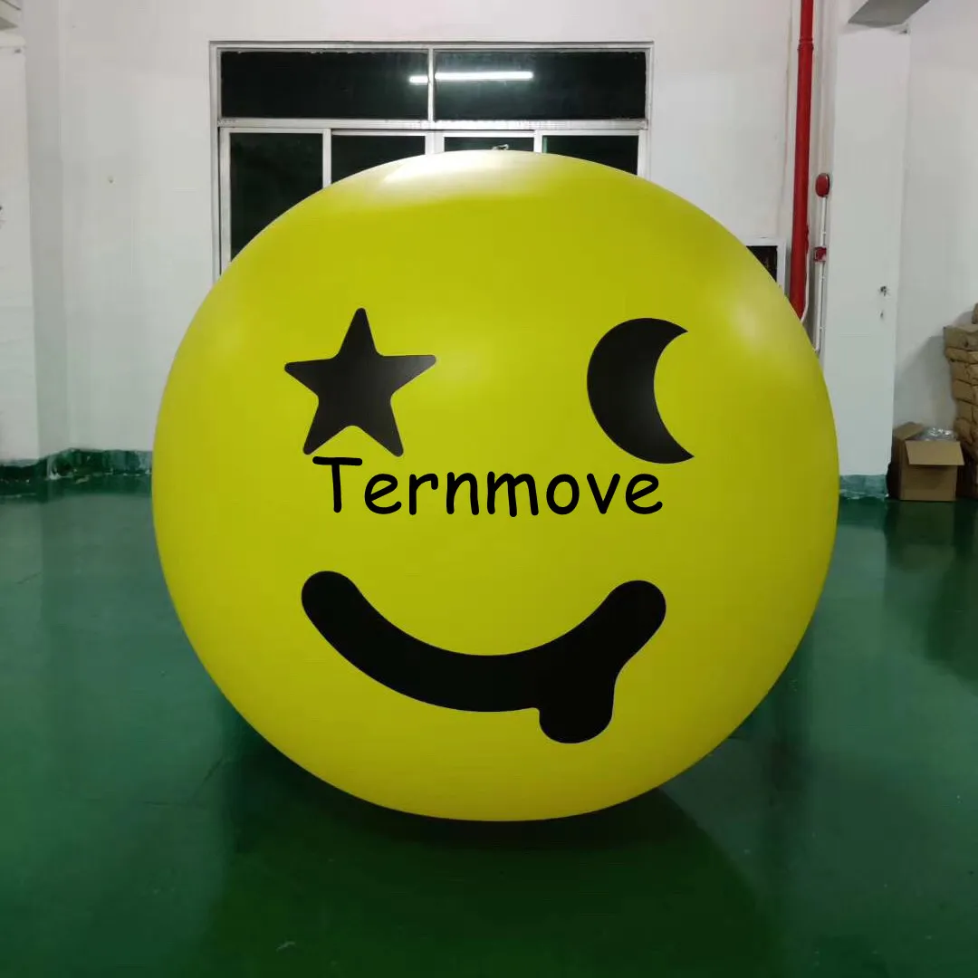 Смайлик печать ПВХ гелиевые надувные шары рекламные воздушные Продвижение