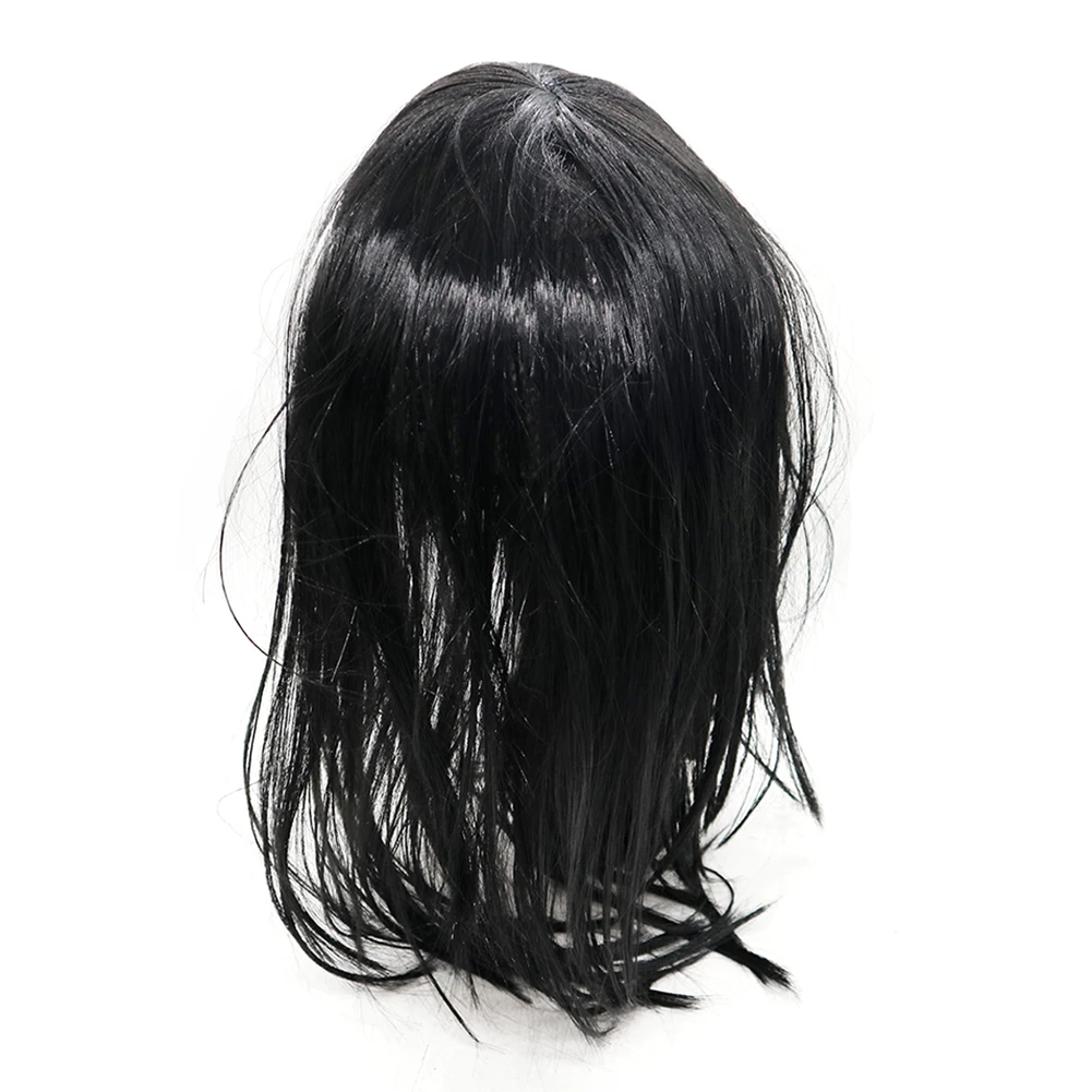 Scary Momo Mask Hacking Game Horror Latex Full Head Big Eye With Long Wigs |