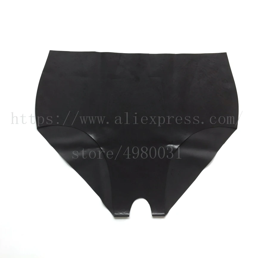 Быстрая Доставка в течение 2 дней женское черное латексное нижнее белье с открытой промежностью pantihose латексные шорты без промежности