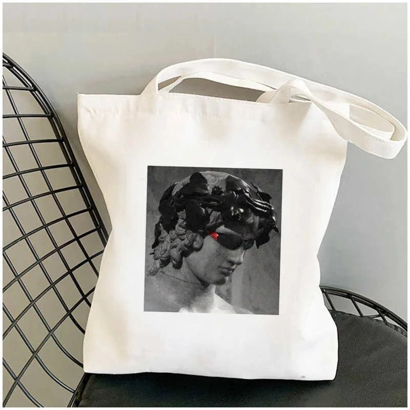 

Michelangelo shopping bag eco shopping bolso cotton tote bolsas de tela bag boodschappentas net sac toile