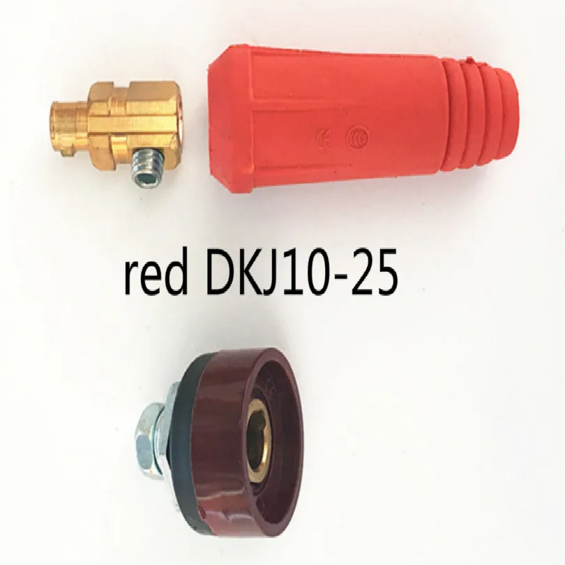 

DC inverter Welding Machine Quick Fitting Cable Plug DKJ 10-25 35-50 50-70 inverter Welder Quick Connector red black