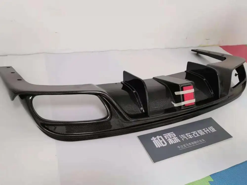 Углеволоконный задний бампер для автомобиля диффузор с лампой Benz W207 купе E260 E300 E200