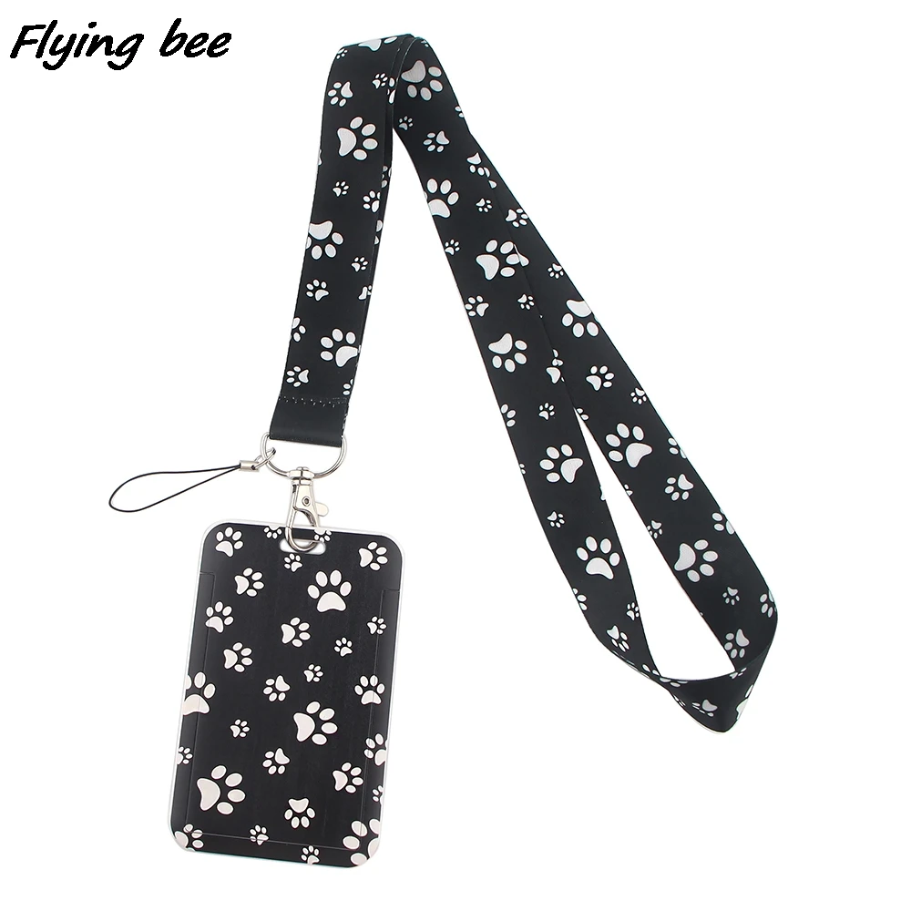 

Брелок Flyingbee X1392 с чёрными щенками, держатель для Id-карт, для спортзала