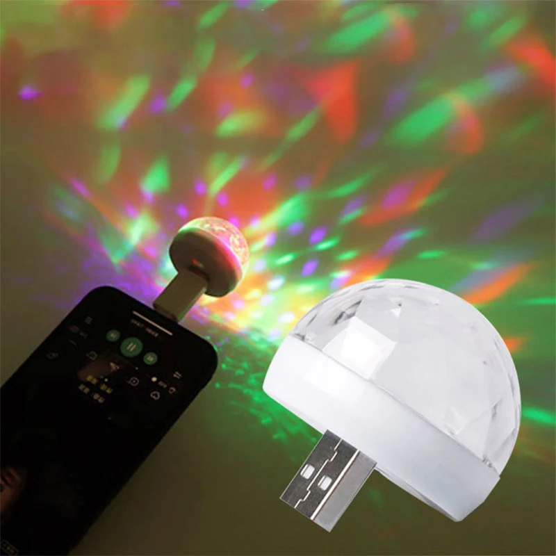 

Горячая Распродажа Автомобильный Usb-светильник Dj Rgb, Красочный музыкальный звук, светодиодный Usb-интерфейс, праздничная вечеринка, атмосфер...