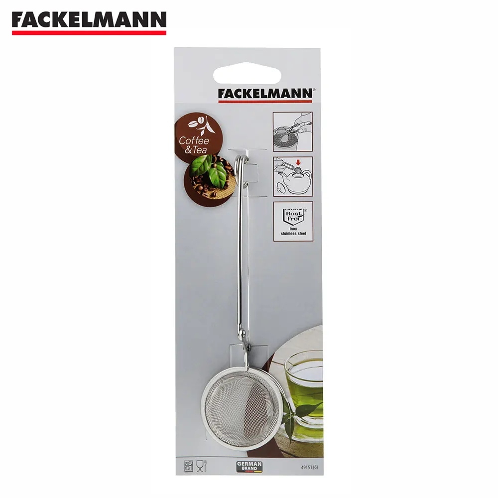 Ситечко для чая\специй с ручкой FACKELMANN 15см|Ситечки заваривания чая| |