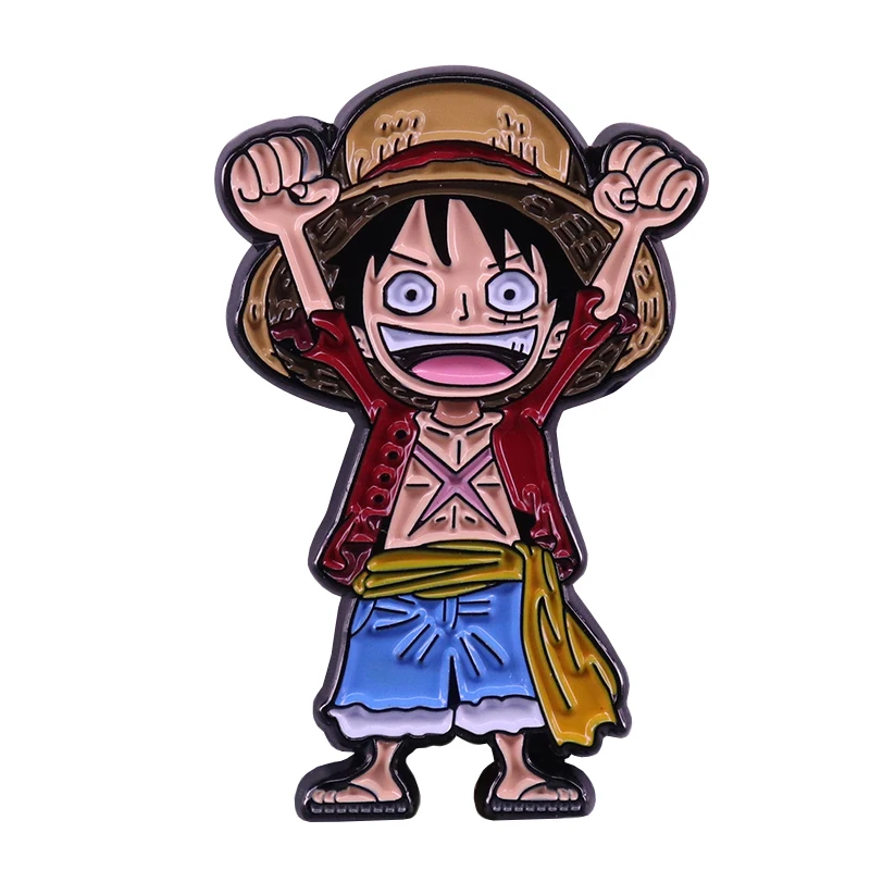 Значок с лацканами Monkey D Luffy классическое дополнение для фанатов Аниме