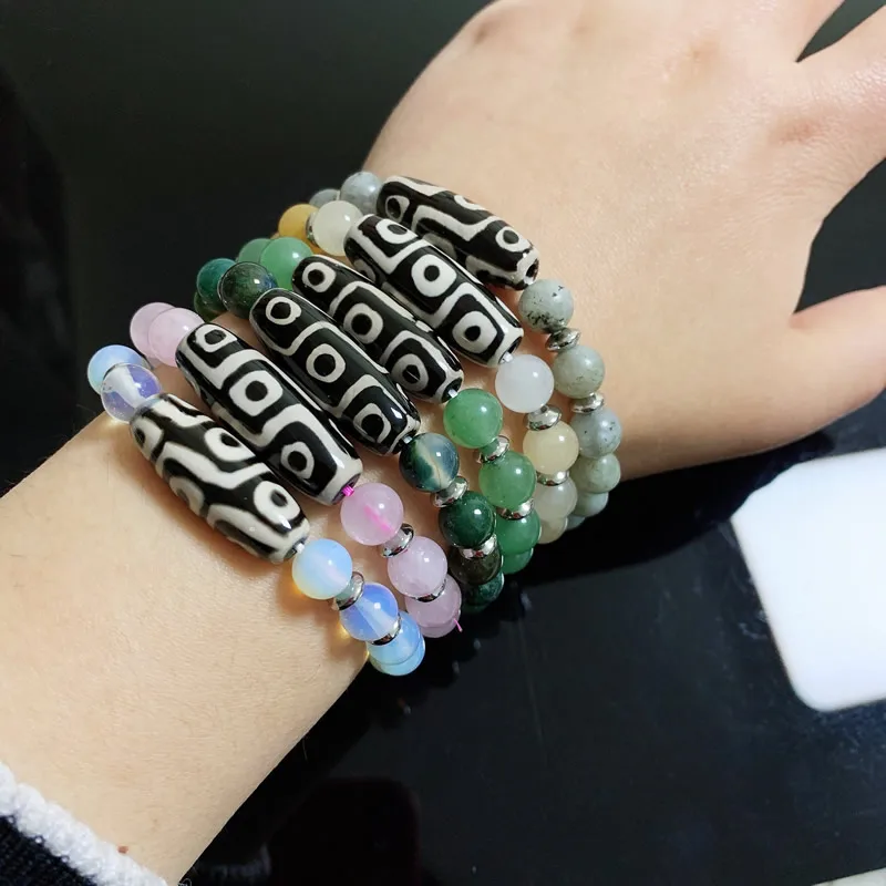 Женские браслеты из агата и Будды Исцеляющие натуральные тибетские с