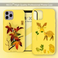 tropical greenery and art for iphone 8 7 6 6s 13 plus x 5s se 2020 xr 11 12 pro mini pro xs max candy yellow silicone covers