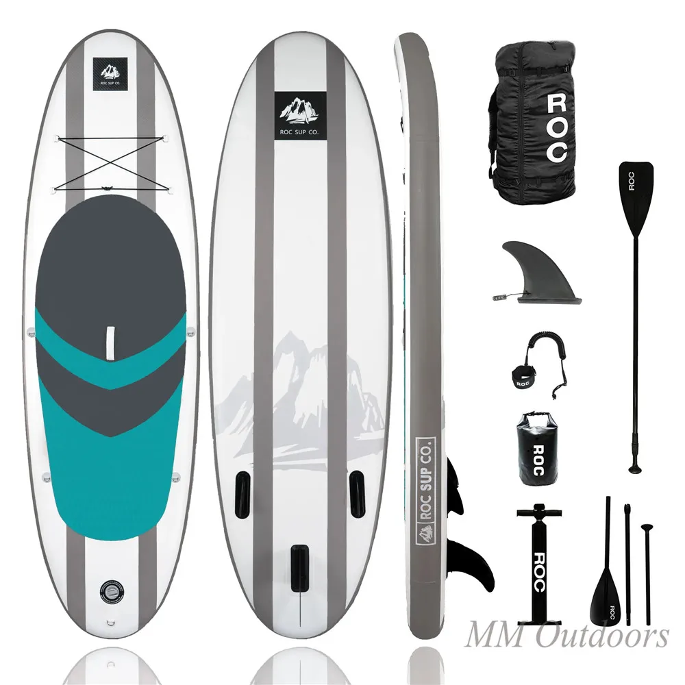 

SUP-доска America ROC, 10 футов, надувная доска с веслом, доска для серфинга, двухслойная доска с подставкой