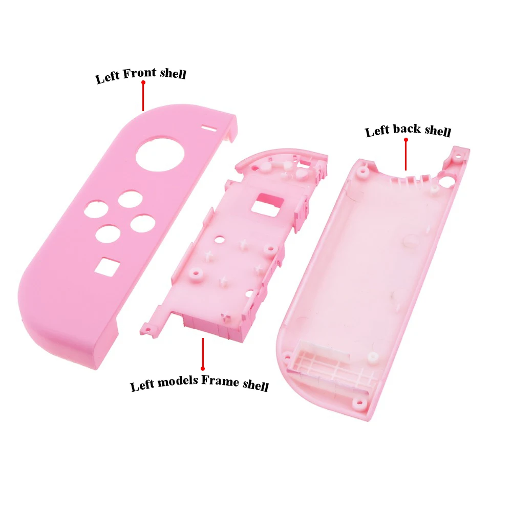YuXi для Nintendo Switch консоль Joy con Корпус чехол запасные части и ручной ремешок Веревка